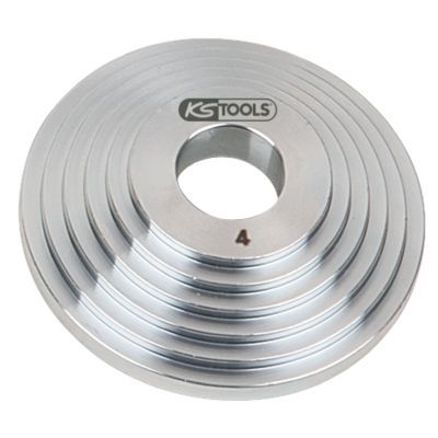 Pakāpienveida plāksne, izspiedēju kompl. (lodv. šarnīrs) KS TOOLS 700.1709