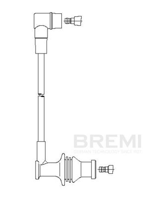 Augstsprieguma vads BREMI 633/25