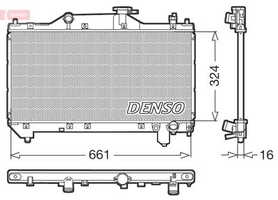 Radiators, Motora dzesēšanas sistēma DENSO DRM50031