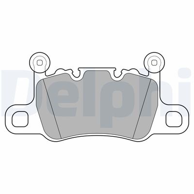 Bremžu uzliku kompl., Disku bremzes DELPHI LP3655