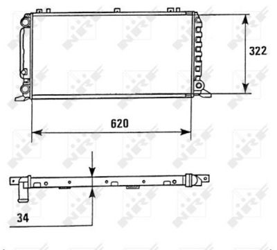 Radiators, Motora dzesēšanas sistēma NRF 58928