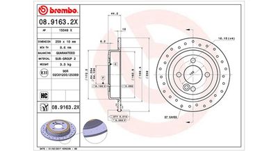 Тормозной диск MAGNETI MARELLI 360406110902
