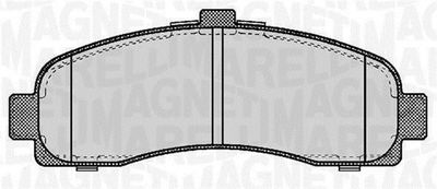 Bremžu uzliku kompl., Disku bremzes MAGNETI MARELLI 363916060346