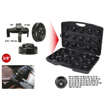 Комплект кличей масляных фильтров KS TOOLS 150.9350