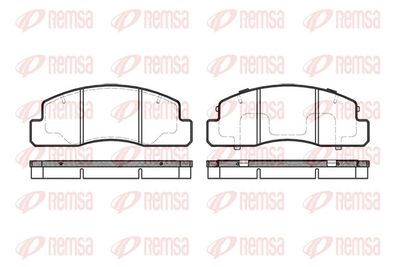 Bremžu uzliku kompl., Disku bremzes REMSA 0495.00