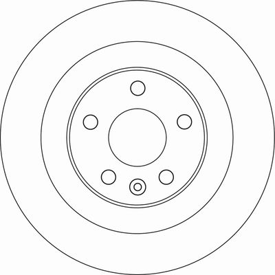 Тормозной диск TRW DF6588