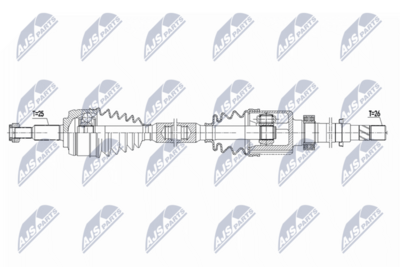 Приводной вал NTY NPW-RE-225