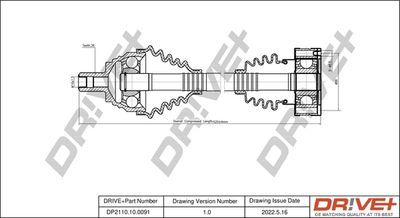 Приводной вал Dr!ve+ DP2110.10.0091