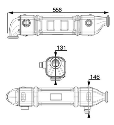 Radiators, Izplūdes gāzu recirkulācija MAHLE CE 35 000P