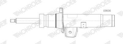 Амортизатор MONROE G9606