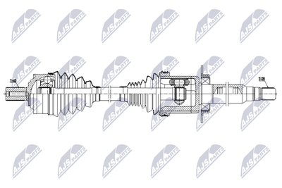 Приводной вал NTY NPW-VV-160