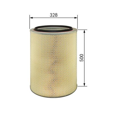 Воздушный фильтр BOSCH F026400077