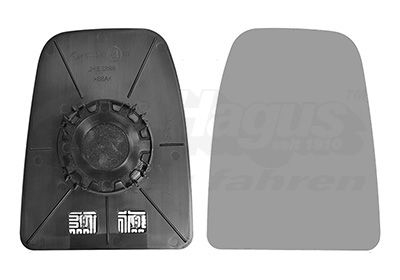 Spoguļstikls, Ārējais atpakaļskata spogulis VAN WEZEL 2817838