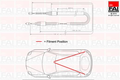Trose, Stāvbremžu sistēma FAI AutoParts FBC0117
