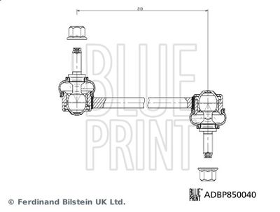 Тяга / стойка, стабилизатор BLUE PRINT ADBP850040