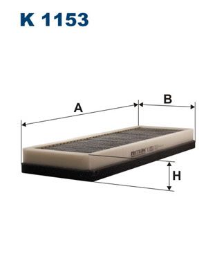 Filtrs, Salona telpas gaiss FILTRON K 1153