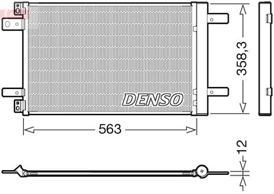 Конденсатор, кондиционер DENSO DCN21032