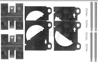 Piederumu komplekts, Disku bremžu uzlikas A.B.S. 0950Q