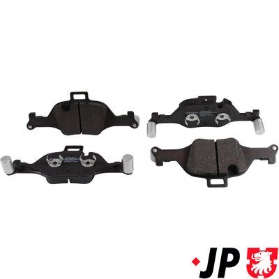 Bremžu uzliku kompl., Disku bremzes JP GROUP 1463616810