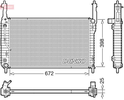 Radiators, Motora dzesēšanas sistēma DENSO DRM20123