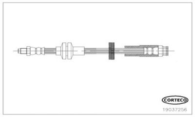 Тормозной шланг CORTECO 19037256