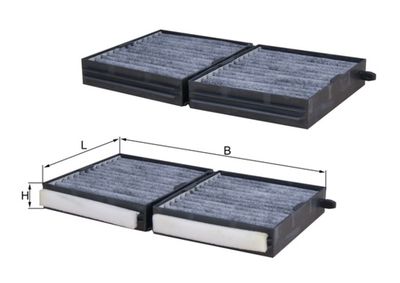 Фильтр, воздух во внутренном пространстве MAHLE LAKG 113/S