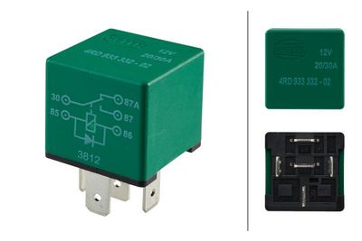 Relejs, Darba strāva HELLA 4RD 933 332-021