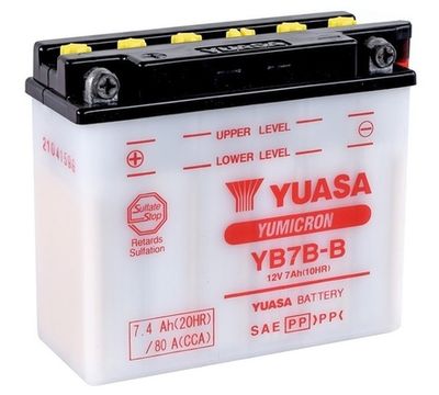 Startera akumulatoru baterija YUASA YB7B-B