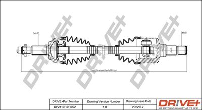 Приводной вал Dr!ve+ DP2110.10.1022