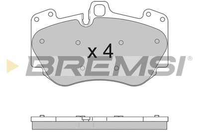 Bremžu uzliku kompl., Disku bremzes BREMSI BP3611CE