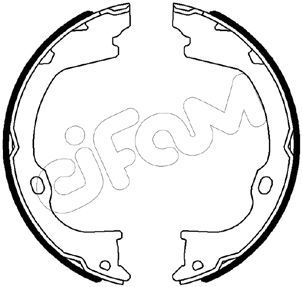 Bremžu loku kompl., Stāvbremze CIFAM 153-515