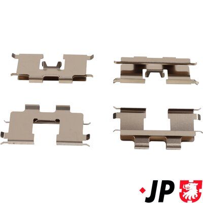 Комплектующие, колодки дискового тормоза JP GROUP 1264004910