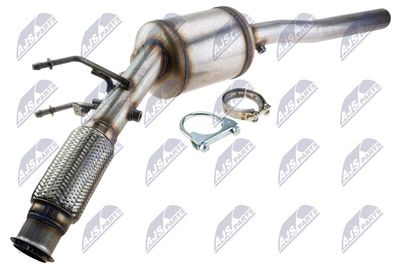 Сажевый / частичный фильтр, система выхлопа ОГ NTY DPF-VW-008