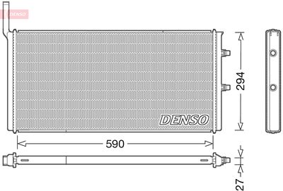 Radiators, Motora dzesēšanas sistēma DENSO DRM05009