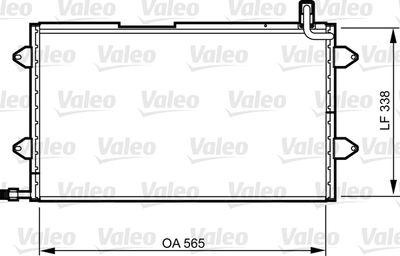 Kondensators, Gaisa kond. sistēma VALEO 817024