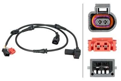 Датчик, частота вращения колеса HELLA 6PU 012 806-841