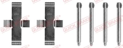 Комплектующие, колодки дискового тормоза QUICK BRAKE 109-1037
