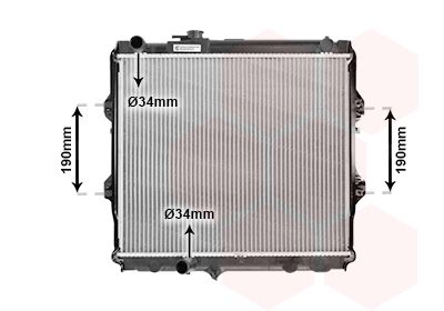 Radiators, Motora dzesēšanas sistēma VAN WEZEL 53002492