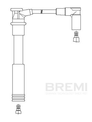Augstsprieguma vads BREMI 643/55