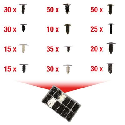 Комплект клип, кузов KS TOOLS 420.0900