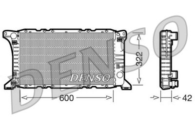 Radiators, Motora dzesēšanas sistēma DENSO DRM10091