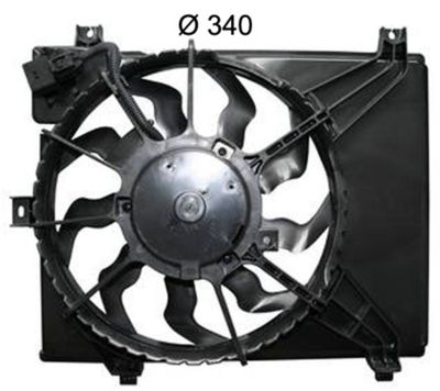 Ventilators, Motora dzesēšanas sistēma MAHLE CFF 398 000S