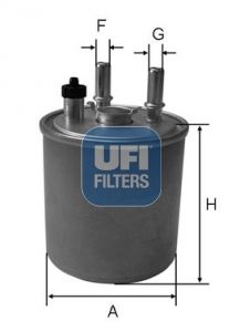 Degvielas filtrs UFI 24.073.00