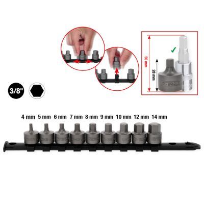 KS TOOLS 9174000 Muciņatslēgu komplekts
