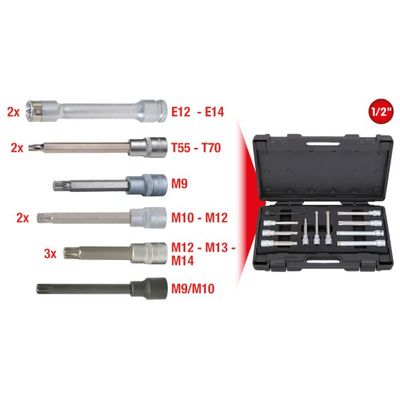 Muciņatslēgu komplekts, Cilindru galvas skrūve KS TOOLS 911.4460