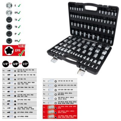 Muciņatslēgu komplekts KS TOOLS 911.7101
