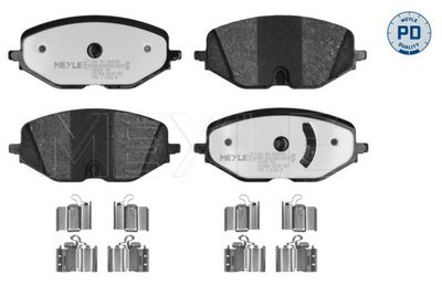 Комплект тормозных колодок, дисковый тормоз MEYLE 025 261 6920/PD