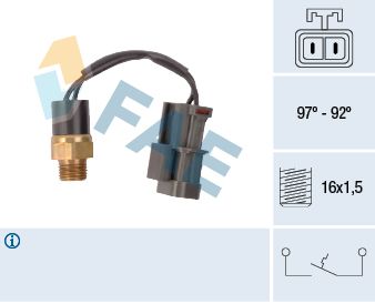 Termoslēdzis, Radiatora ventilators FAE 37750