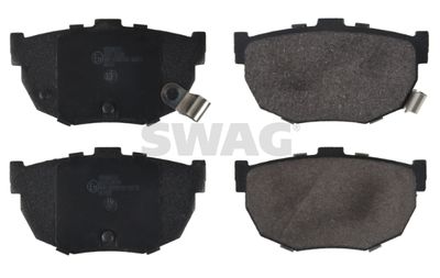 Bremžu uzliku kompl., Disku bremzes SWAG 90 91 6676