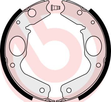 Bremžu loku kompl., Stāvbremze BREMBO S 54 518